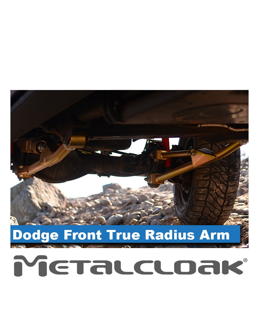MetalCloak Dolne wahacze True Radius Duroflex, przód, RAM 2500/3500 2014+