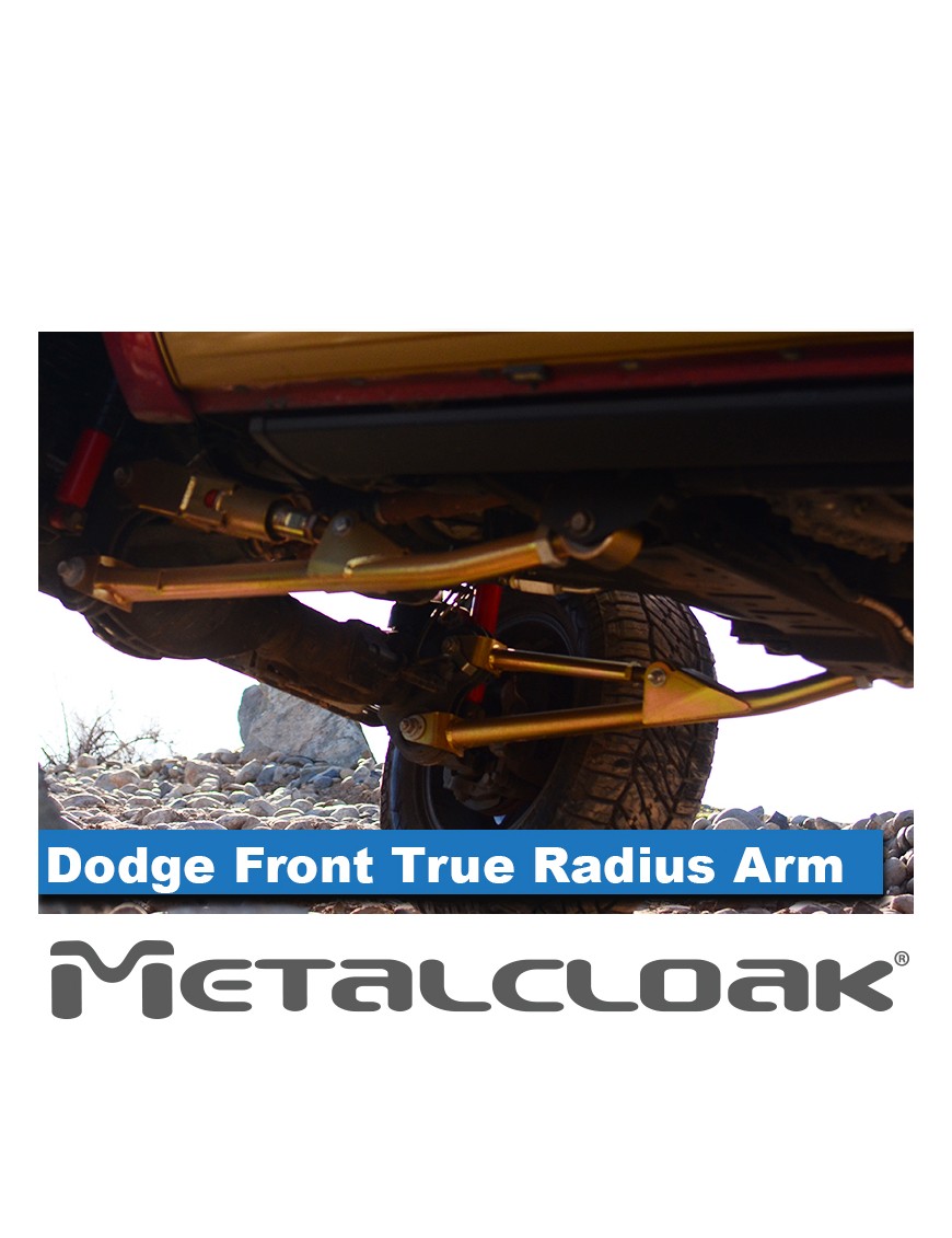 MetalCloak Dolne wahacze True Radius Duroflex, przód, RAM 2500/3500 2014+