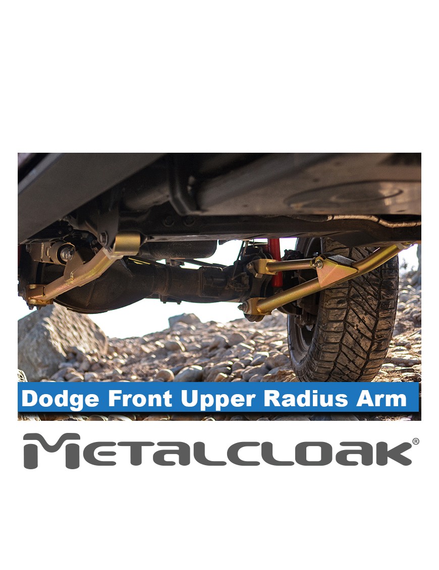 MetalCloak Górny wahacz radius Duroflex, przód, RAM 2500/3500 2014+