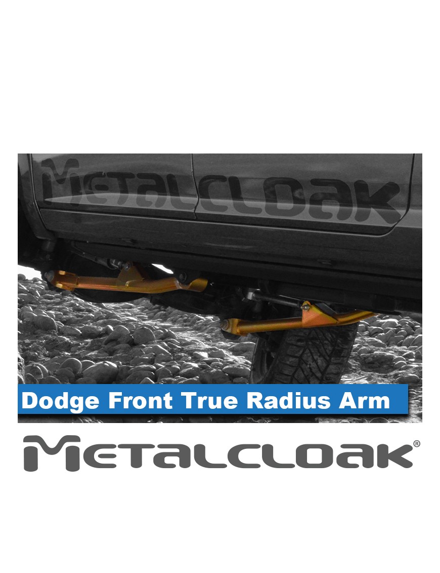 MetalCloak Dolne wahacze True Radius Duroflex, przód, RAM 2500/3500 2014+