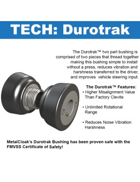 MetalCloak Drążek Panharda Durotrak, tył, RAM 2500 2014+