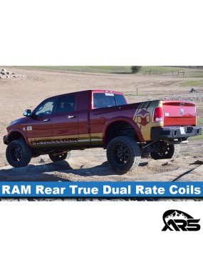 MetalCloak Sprężyny True Dual Rate, tył, lift 3,5" Max Flex, RAM 2500 2014+