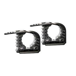 Dwa uchwyty Fitrub 32–45 mm z zębatym zaciskiem i językiem zatrzaskowym