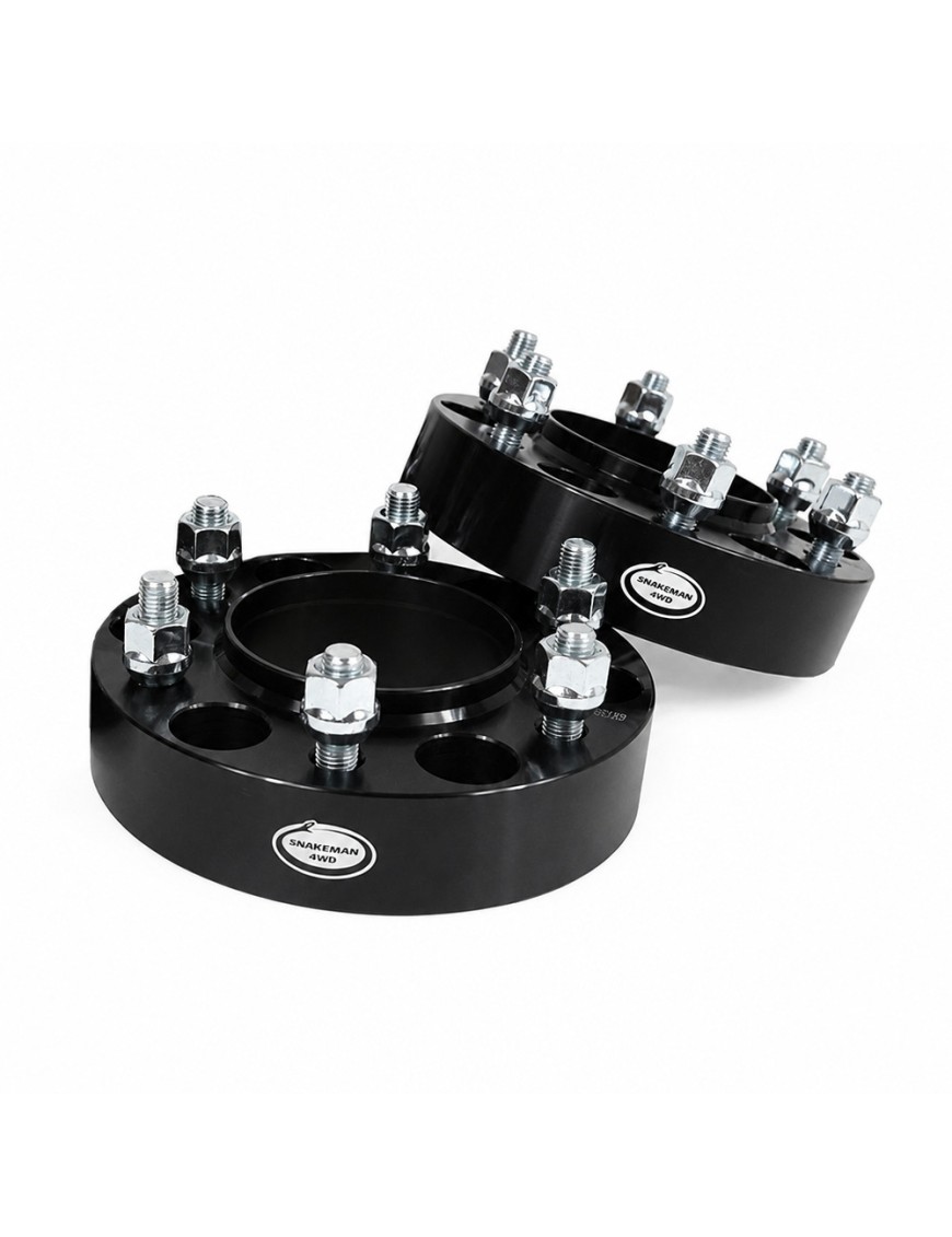Dystanse kół Snakeman 4WD 38 mm 6x139,7 z centrowaniem 67,1 mm — Mitsubishi L200, Pajero, Pajero Sport, komplet 2 szt.