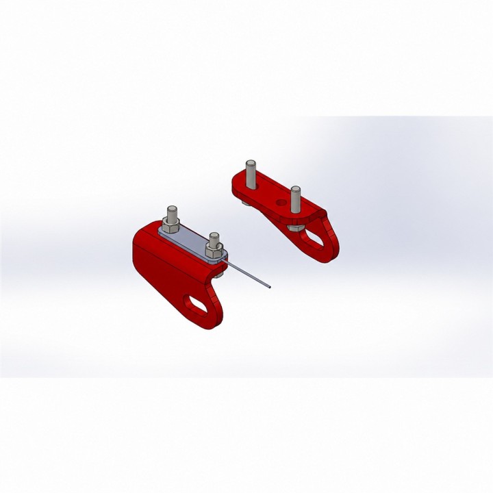 Uchwyty holownicze (para - 2 szt.) Ironman 4x4 — Nissan Navara D23/NP300, Nissan Navara D40, Nissan Patrol Y61 - ujęcie 3