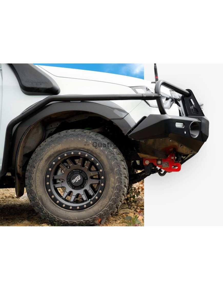 Zderzak przedni stalowy Commercial Deluxe Ironman 4x4 — Isuzu D-Max od 8/2019 (BBCD074) Zderzak przedni stalowy Commercial Deluxe Ironman 4x4 — Isuzu D-Max od 8/2019 (BBCD074)