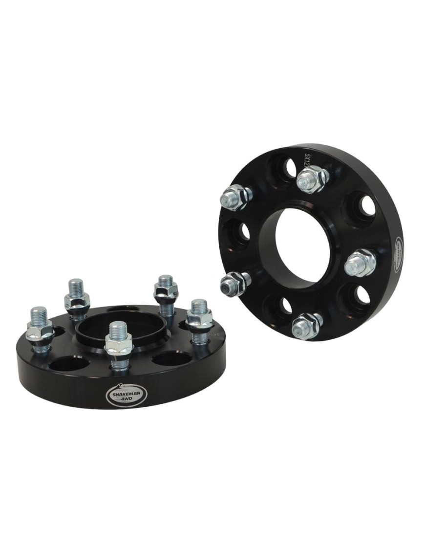 Dystanse kół Snakeman 4WD 25 mm 5x127 1/2-20 — Jeep JK/WJ/XK (2 szt.)