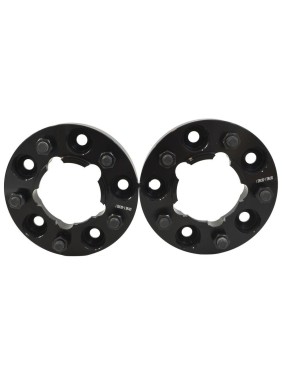 Dystanse kół Snakeman 4WD 30 mm 5x165,1 z centrowaniem, czarne — Land Rover Defender, Discovery I (2 szt.)