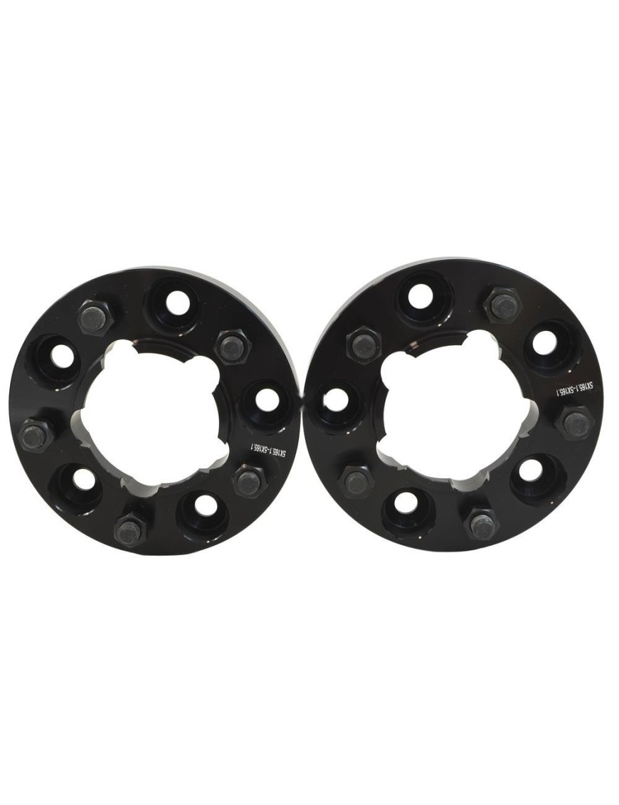 Dystanse kół Snakeman 4WD 30 mm 5x165,1 z centrowaniem, czarne — Land Rover Defender, Discovery I (2 szt.)