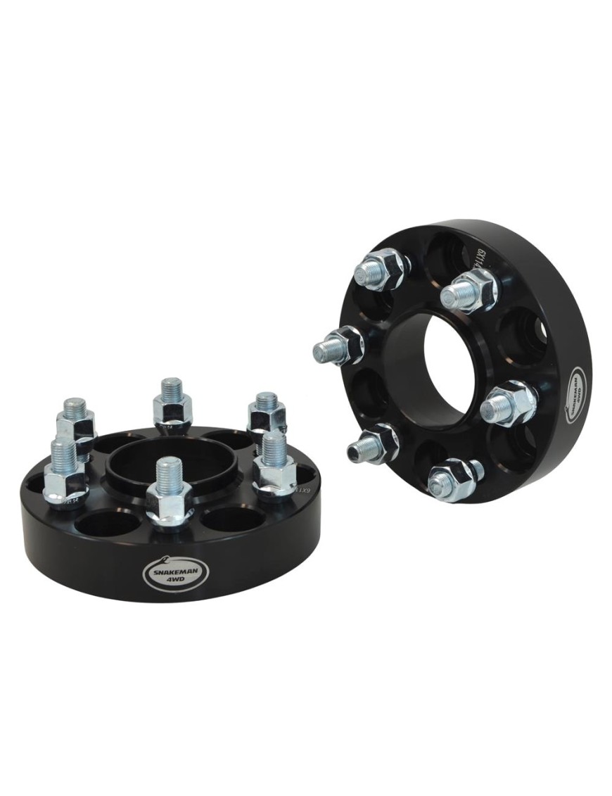 Dystanse kół Snakeman 4WD 30 mm 6x114,3 z centrowaniem — Nissan Navara D40/D23, Pathfinder R51 (2 szt.)