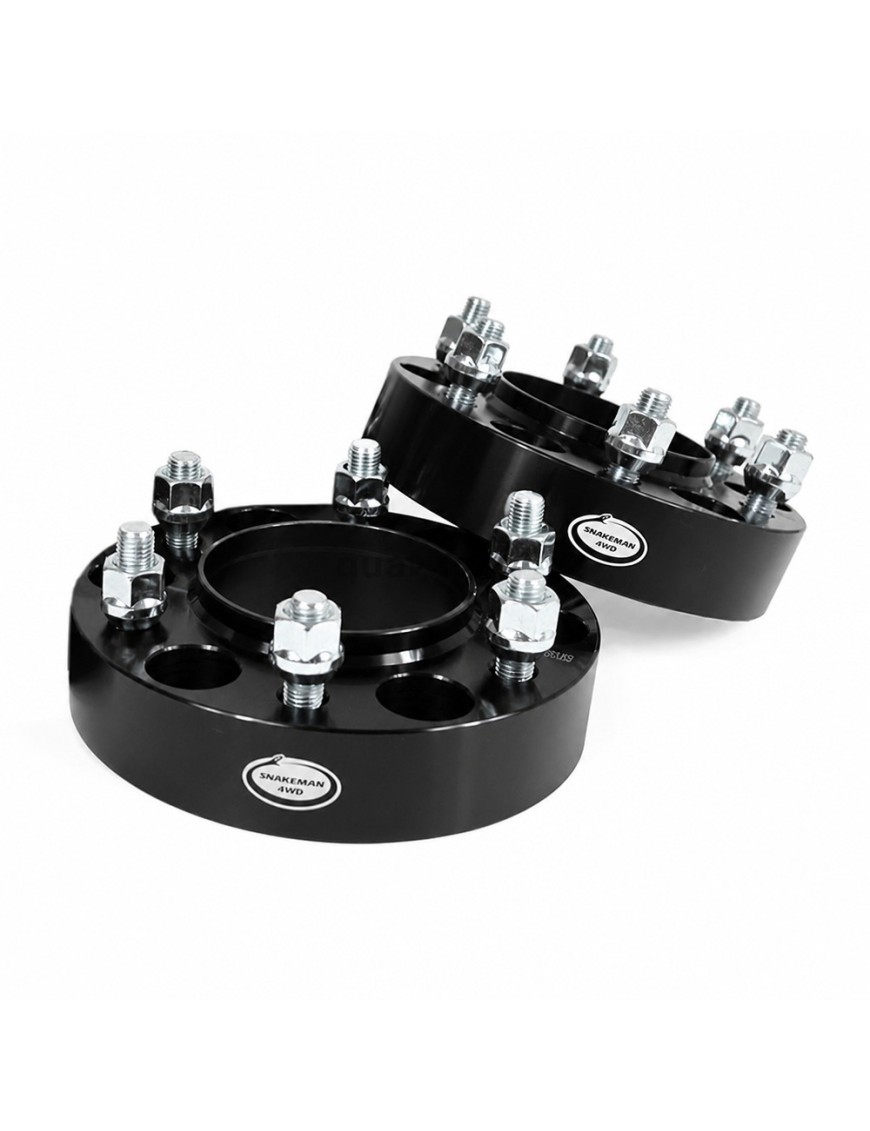 Dystanse kół Snakeman 4WD 38 mm 6x139,7 z centrowaniem 110 mm — Nissan Patrol, komplet 2 szt.