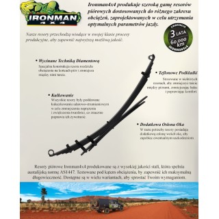 Wzmocniony tylny resor +2' (szt) Ironman 4x4 — Isuzu D-Max (HOLD021D) - ujęcie 2