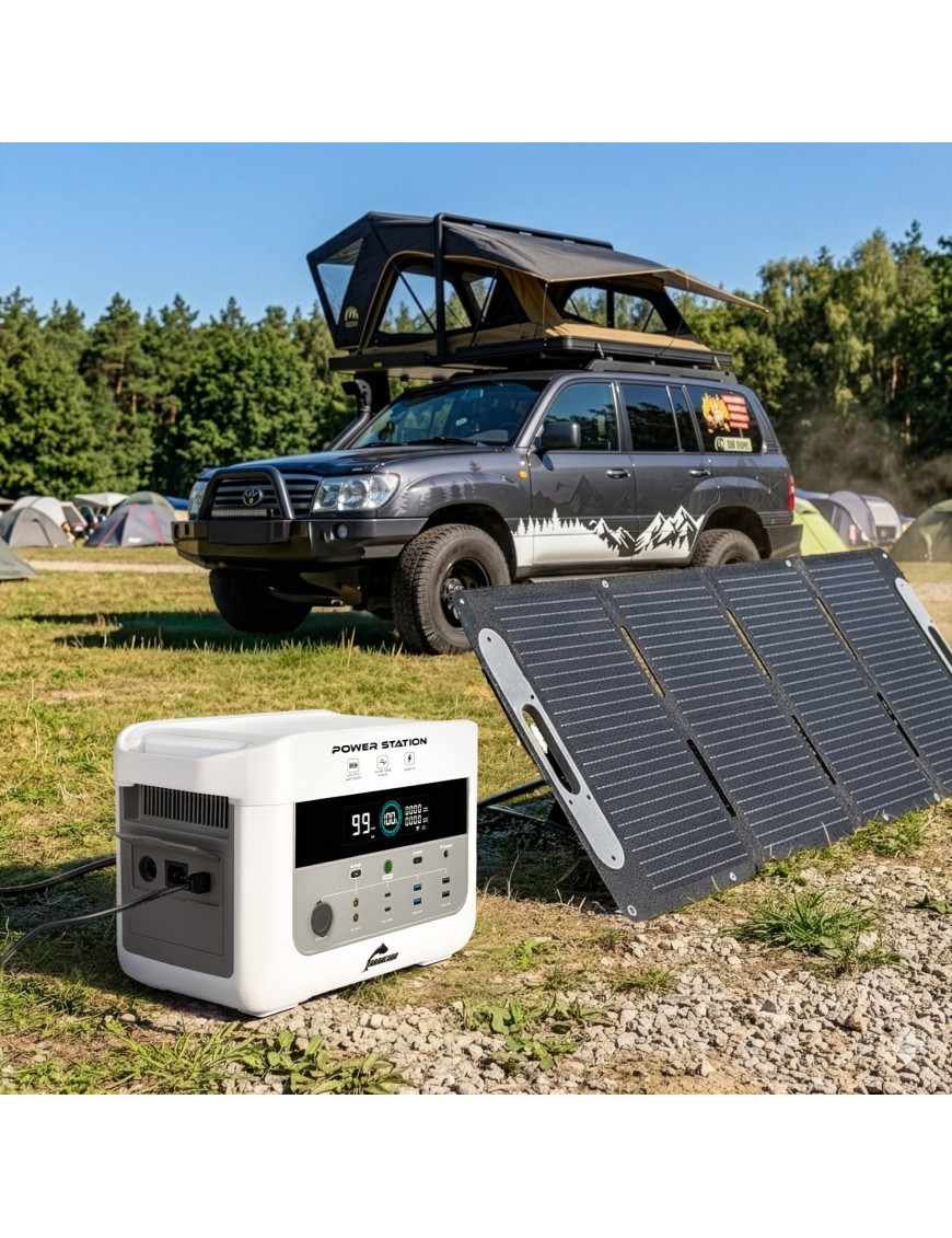 Stacja zasilania Barracuda DPS1200 1200W/2400W LiFePO4 1075Wh