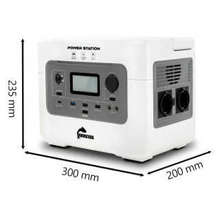 Stacja zasilania Barracuda DPS600 600W/1200W LiFePO4 576Wh - ujęcie 2
