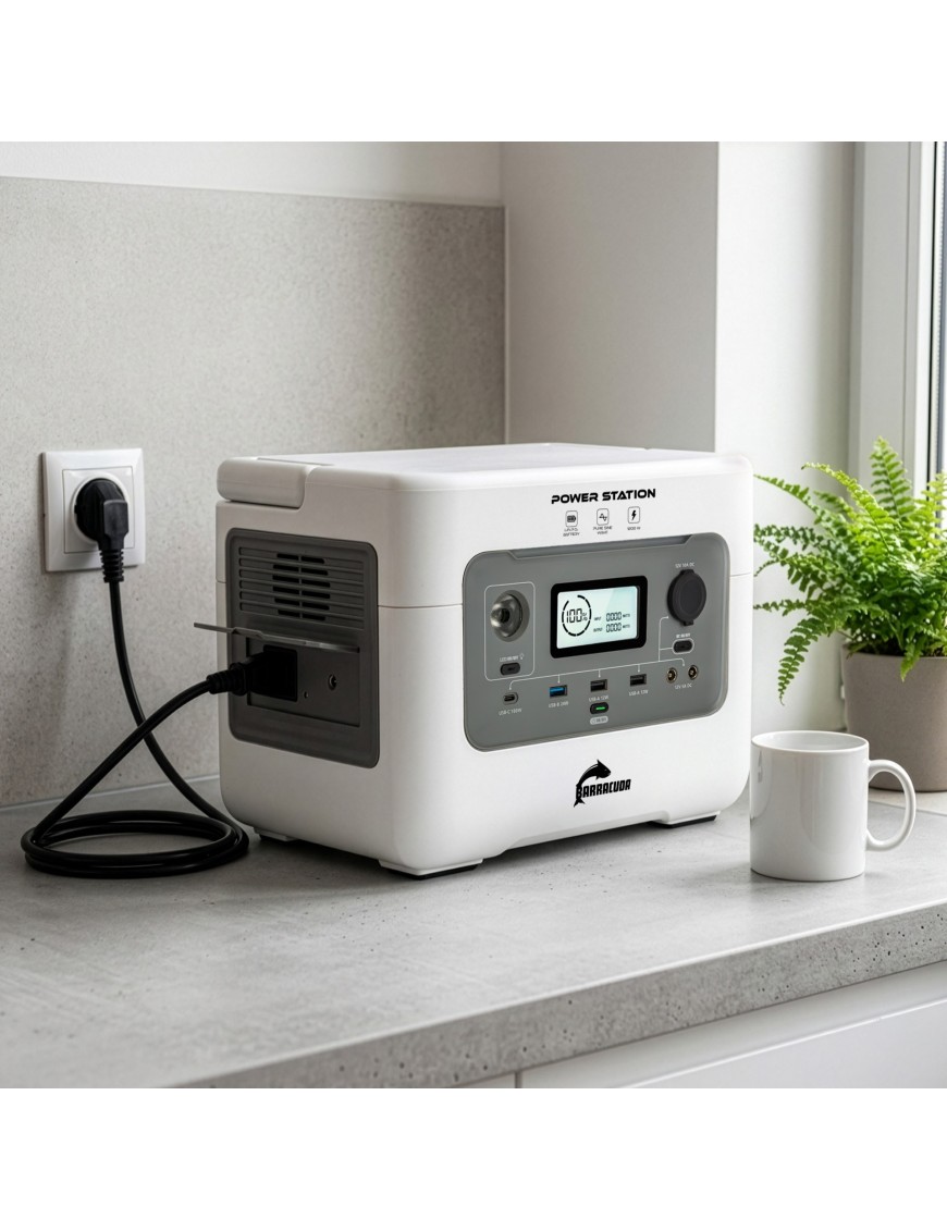 Stacja zasilania Barracuda DPS600 600W/1200W LiFePO4 576Wh