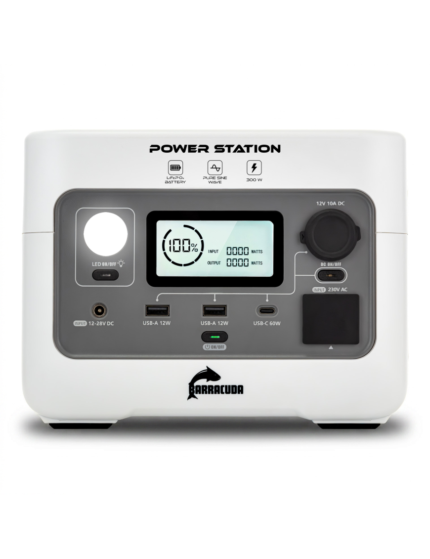 Stacja zasilania Barracuda DPS300 300W/600W LiFePO4 256Wh