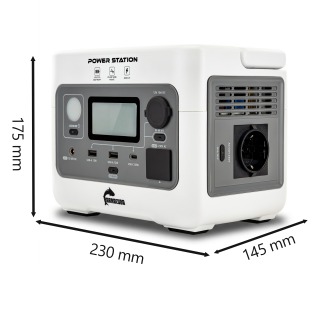 Stacja zasilania Barracuda DPS300 300W/600W LiFePO4 256Wh - ujęcie 2