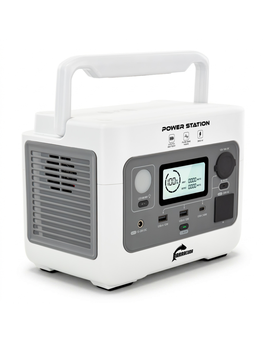 Stacja zasilania Barracuda DPS300 300W/600W LiFePO4 256Wh