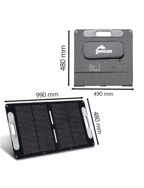 Panel solarny składany Barracuda BSP60 60W 20 V / 3 A, IP67