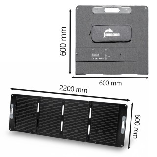 Panel solarny składany Barracuda BSP200 200W 20 V / 10 A, IP67 - ujęcie 2