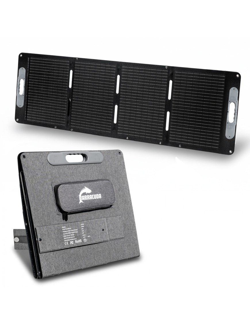 Panel solarny składany Barracuda BSP200 200W 20 V / 10 A, IP67