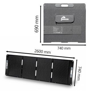 Panel solarny składany Barracuda BSP300 300W 36 V / 8 A, IP67 - ujęcie 2