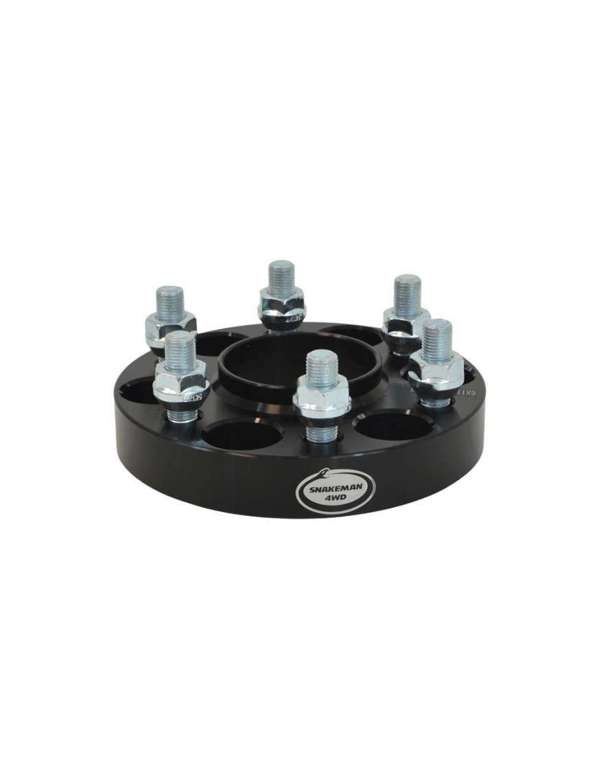 Dystanse kół Snakeman 4WD 25 mm 6x114,3 z centrowaniem — Nissan Navara D40/D23, Pathfinder R51 (2 szt.)