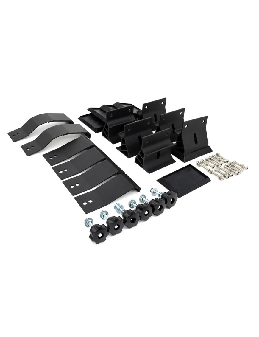 Bagażnik aluminiowy z relingami Snakeman 4WD — Jeep Wrangler JK (SNRC3)