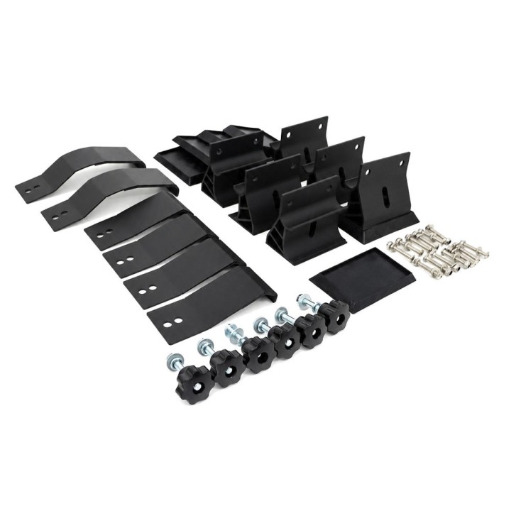 Bagażnik aluminiowy z relingami Snakeman 4WD — Jeep Wrangler JK (SNRC3) - ujęcie 6