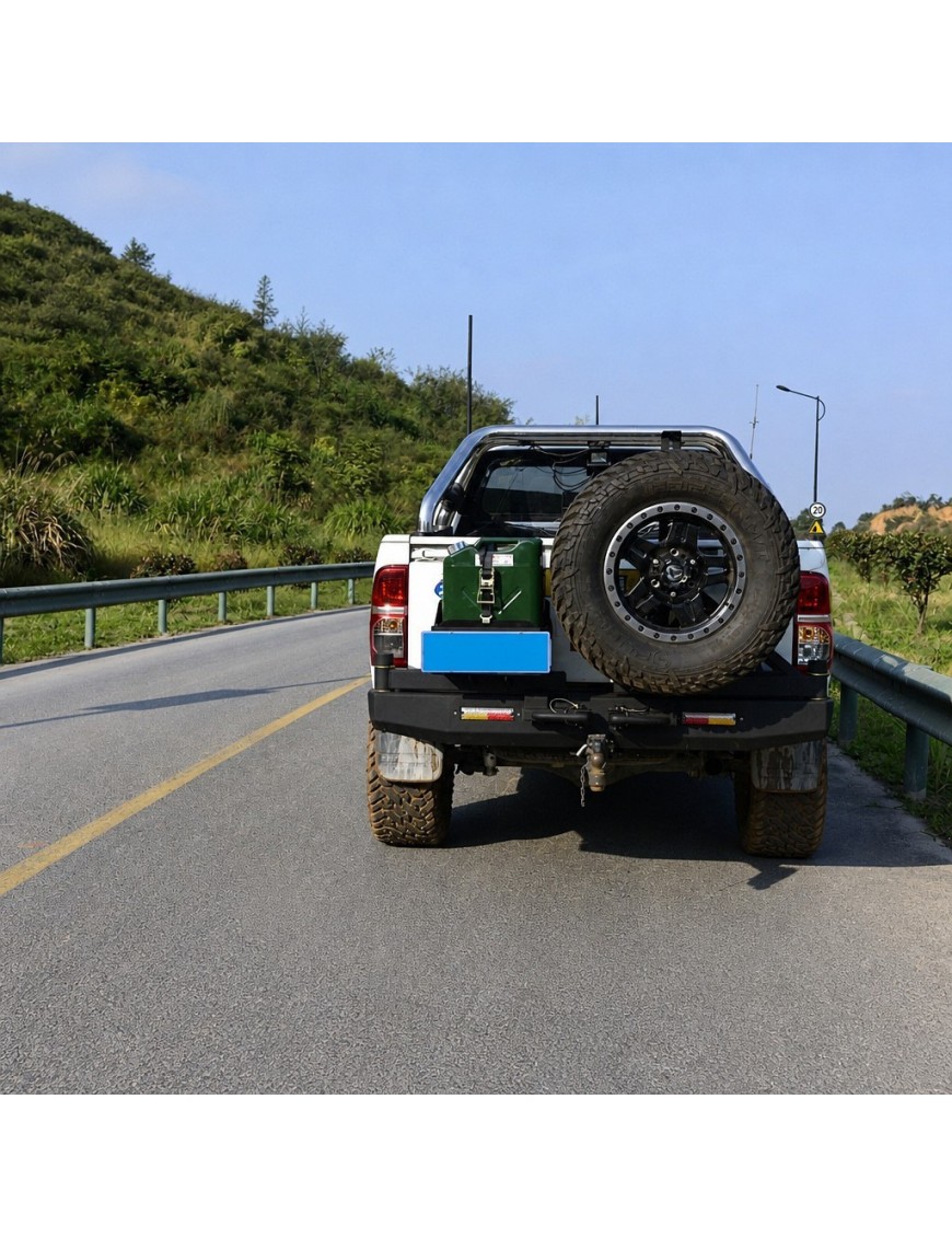 Zderzak tylny stalowy Snakeman 4WD — Toyota Hilux Vigo 2005-2015 i Revo (SNBR11) - ujęcie 2 Zderzak tylny stalowy Snakeman 4WD — Toyota Hilux Vigo 2005-2015 i Revo (SNBR11) - ujęcie 2
