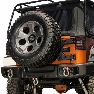 Stalowy tylny zderzak z uchwytami holowniczymi Snakeman 4WD — Jeep Wrangler JK (SNBR12) IRONMAN 4x4 - ujęcie 2