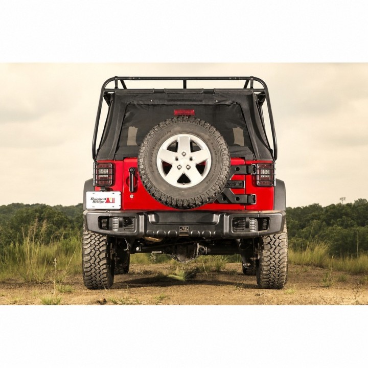 Stalowy tylny zderzak z uchwytami holowniczymi Snakeman 4WD — Jeep Wrangler JK (SNBR12) IRONMAN 4x4 - ujęcie 5