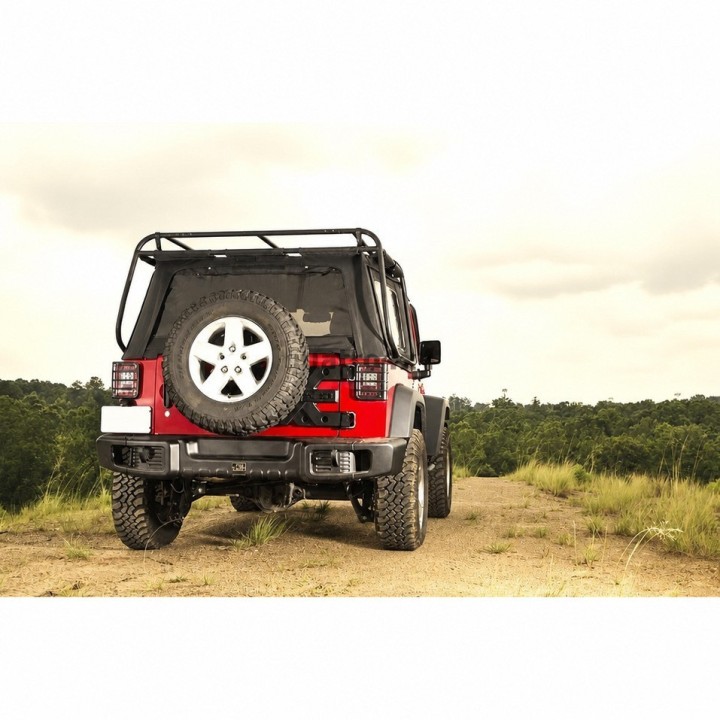 Stalowy tylny zderzak z uchwytami holowniczymi Snakeman 4WD — Jeep Wrangler JK (SNBR12) IRONMAN 4x4 - ujęcie 6