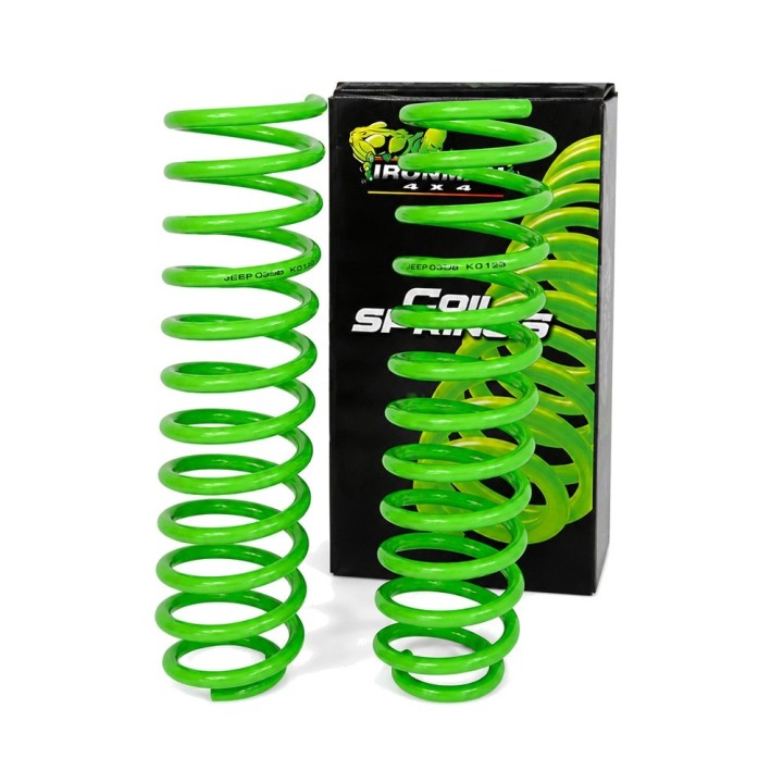 Sprężyny zawieszenia przednie Ironman 4x4 wzmocnione, lift 4" — Jeep Wrangler JL (JEEP035B)