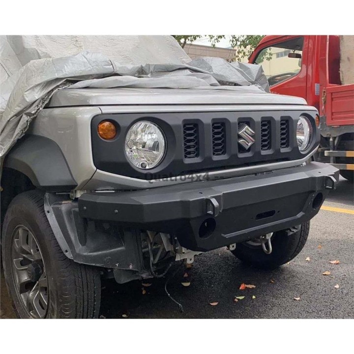 Przedni stalowy zderzak WRAZ z płytą montażową wyciągarki Snakeman 4WD — Suzuki Jimny (SNBF21) IRONMAN 4x4 - ujęcie 8