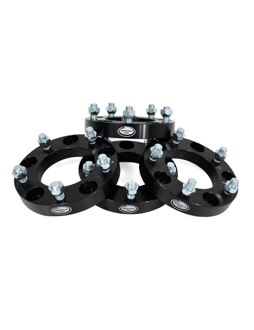 Czarne dystanse kół Snakeman 30 mm 5x165,1 z wciśniętymi szpilkami