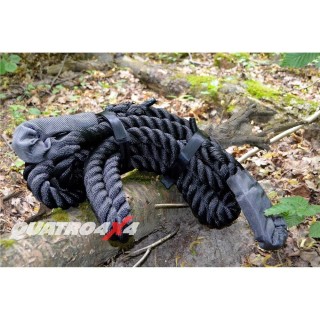 Lina kinetyczna czarna 25 ton | 8m x 36mm Snakeman 4WD (SNL036)