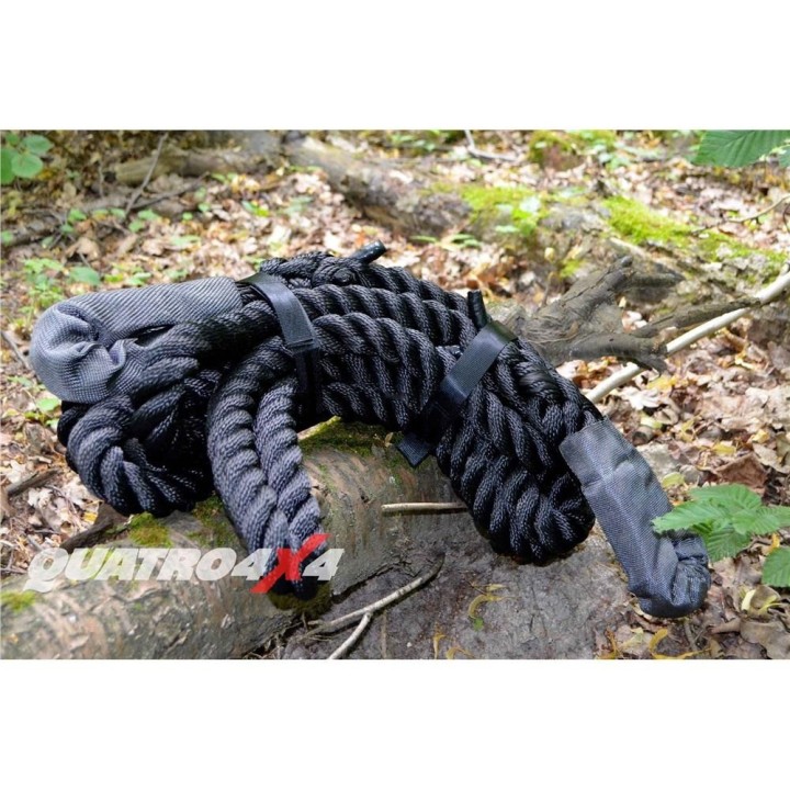 Lina kinetyczna czarna 25 ton | 8m x 36mm Snakeman 4WD (SNL036)