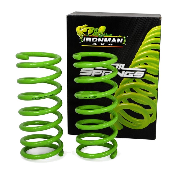 Sprężyny zawieszenia tylne Ironman 4x4 wzmocnione, lift 2" — Mitsubishi Delica/L400 (MITS025B)