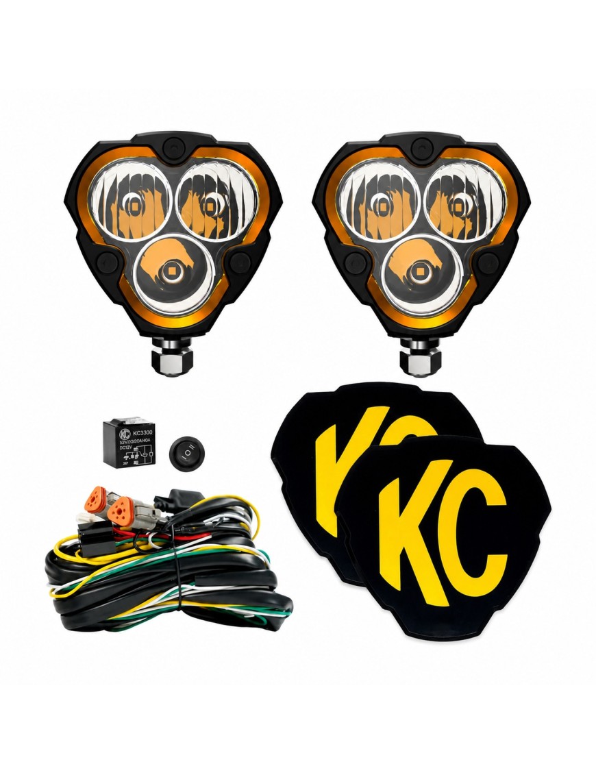 KC HiLiTES FLEX ERA 3 Spot - zestaw 2 lamp LED 40 W offroad