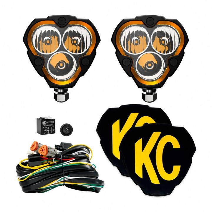 KC HiLiTES FLEX ERA 3 Spot - zestaw 2 lamp LED 40 W offroad