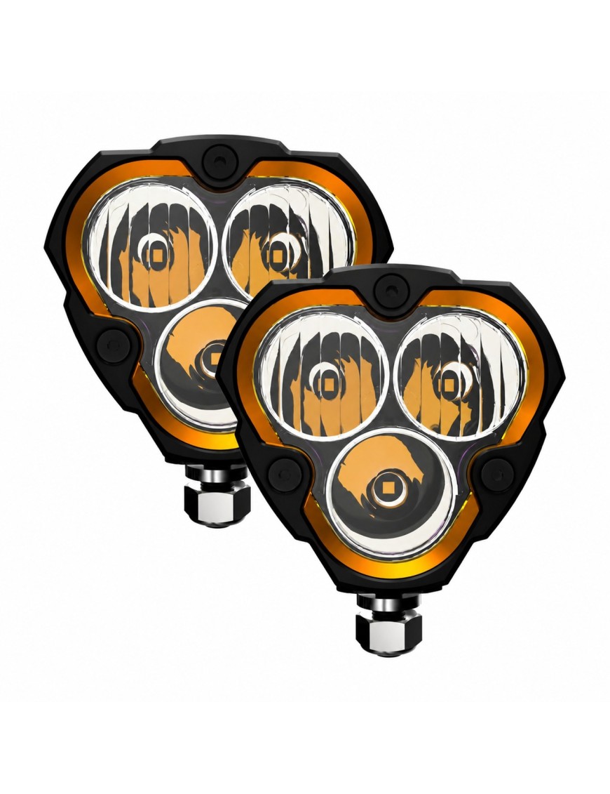 KC HiLiTES FLEX ERA 3 Spot - zestaw 2 lamp LED 40 W offroad