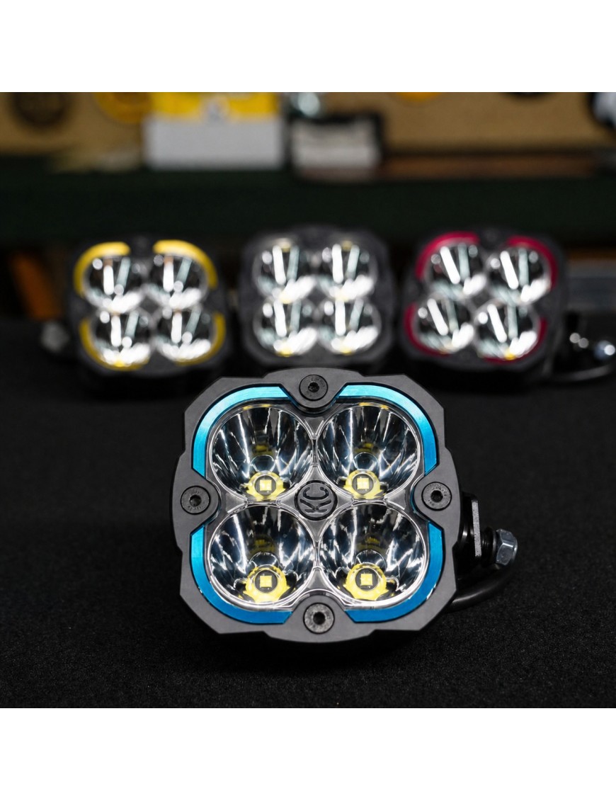 KC HiLiTES ramka personalizacji FLEX ERA 4 - niebieska