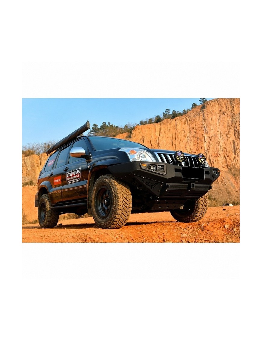 Stalowy przedni zderzak z płytą montażową wyciągarki Snakeman 4WD — Toyota Land Cruiser Prado (SNBF05) IRONMAN 4x4 - ujęcie 2