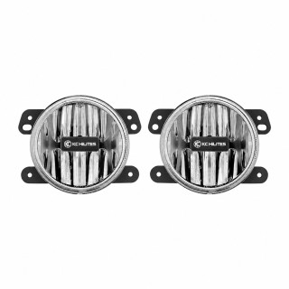 KC HiLiTES Gravity LED G4 4" - lampy przeciwmgielne Jeep Wrangler JK 2010-2018