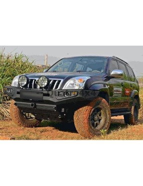 Stalowy przedni zderzak z płytą montażową wyciągarki Snakeman 4WD — Toyota Land Cruiser Prado (SNBF05) IRONMAN 4x4 - ujęcie 6