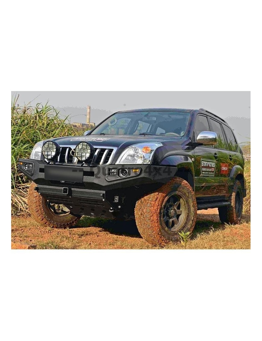 Stalowy przedni zderzak z płytą montażową wyciągarki Snakeman 4WD — Toyota Land Cruiser Prado (SNBF05) IRONMAN 4x4 - ujęcie 6
