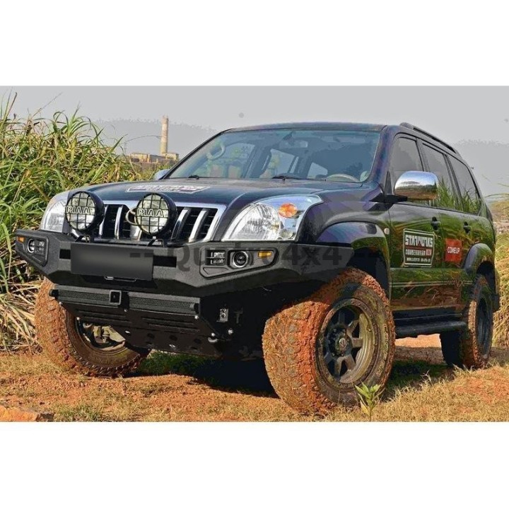 Stalowy przedni zderzak z płytą montażową wyciągarki Snakeman 4WD — Toyota Land Cruiser Prado (SNBF05) IRONMAN 4x4 - ujęcie 6