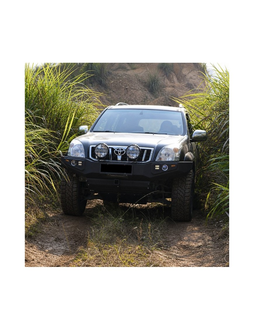 Stalowy przedni zderzak z płytą montażową wyciągarki Snakeman 4WD — Toyota Land Cruiser Prado (SNBF05) IRONMAN 4x4 - ujęcie 7