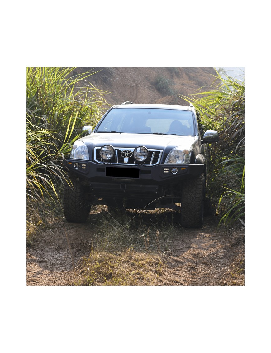 Stalowy przedni zderzak z płytą montażową wyciągarki Snakeman 4WD — Toyota Land Cruiser Prado (SNBF05) IRONMAN 4x4 - ujęcie 9